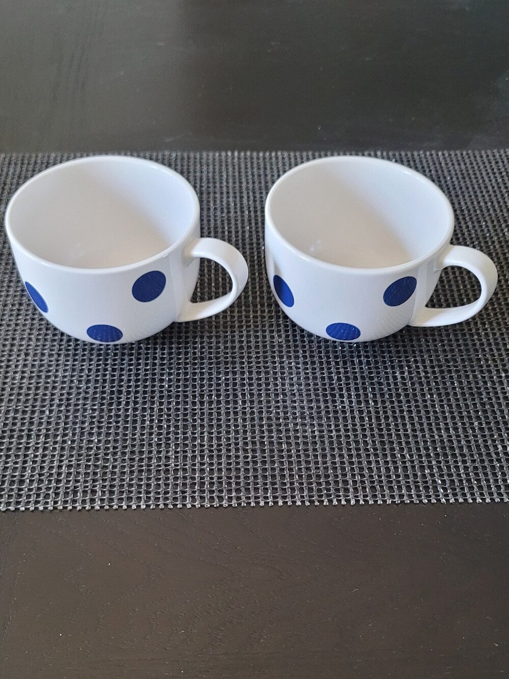 Kate Spade Deco Dot 12oz Latte Mugs
